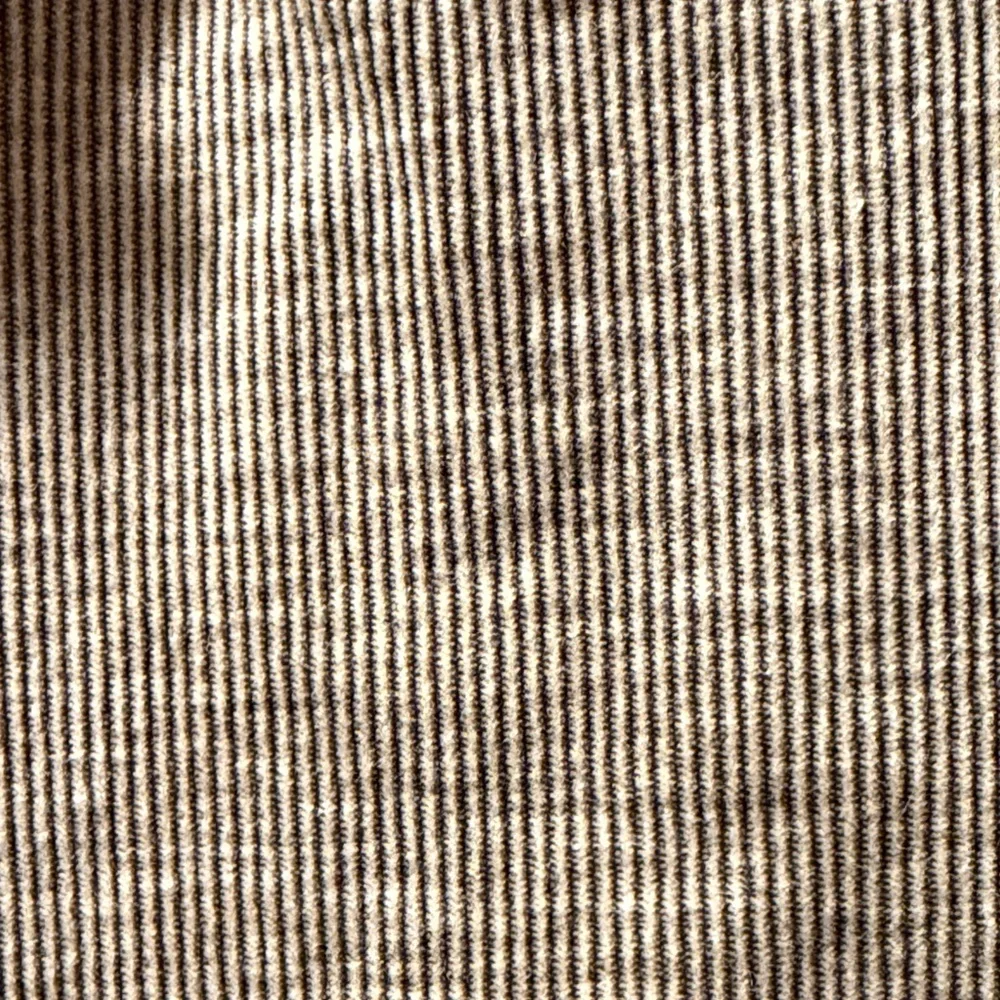 Elegant Women's brushes cotton pin strip Gray Pants - Picture 2 of 8